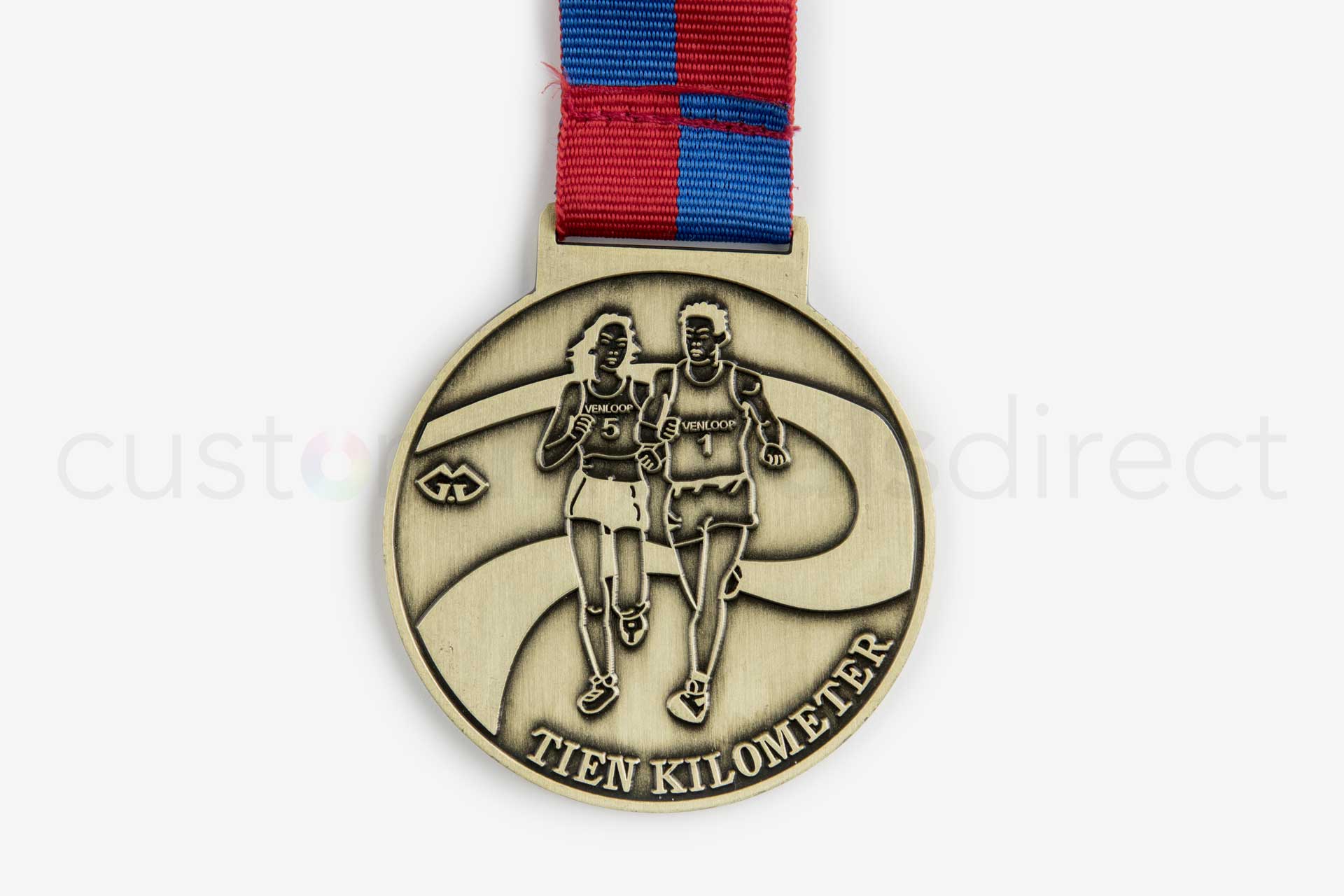 medalla metal fundido