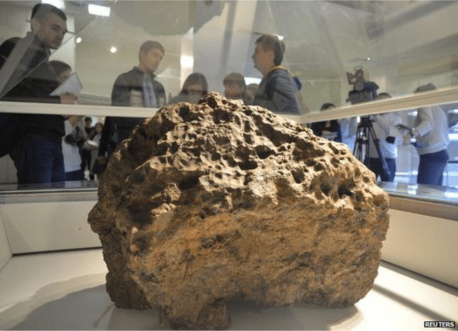 Ejemplo de meteorito utilizado para los juegos olímpicos de invierno rusos de Sochi 2024