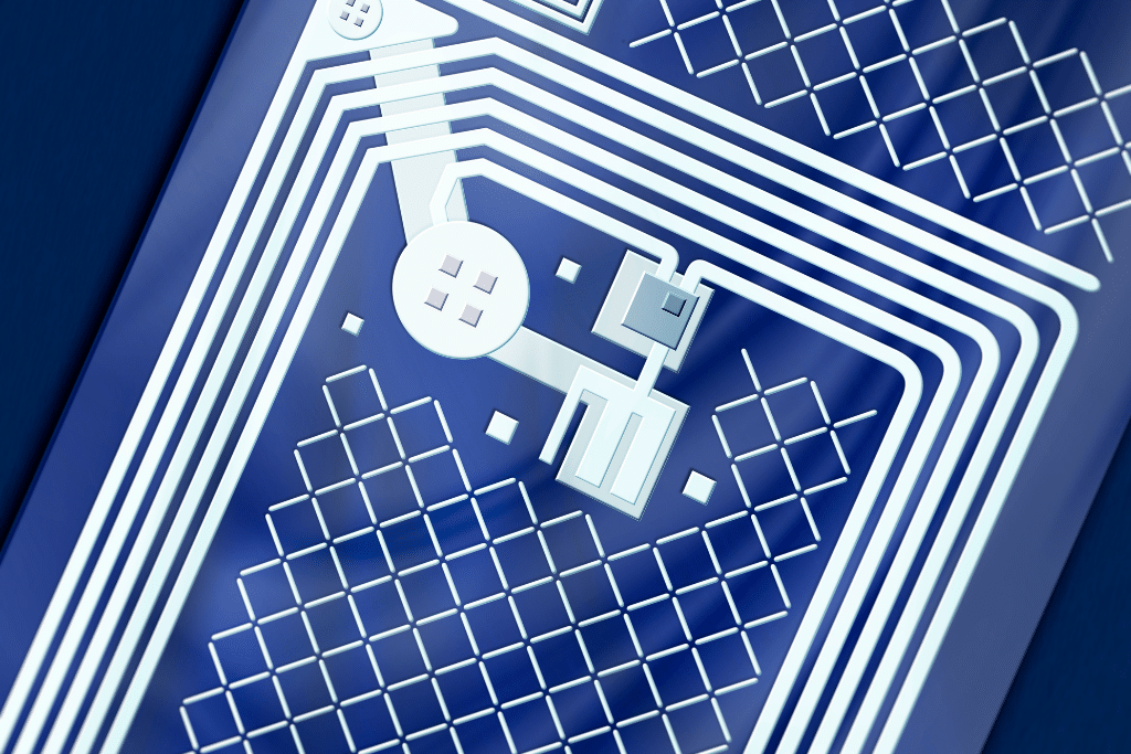 Ejemplo de un chip RFID
