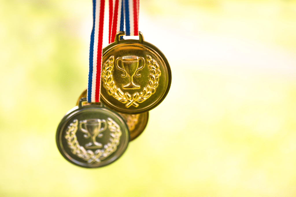 Diseños únicos de medallas olímpicas